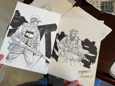 ...e un disegno inedito